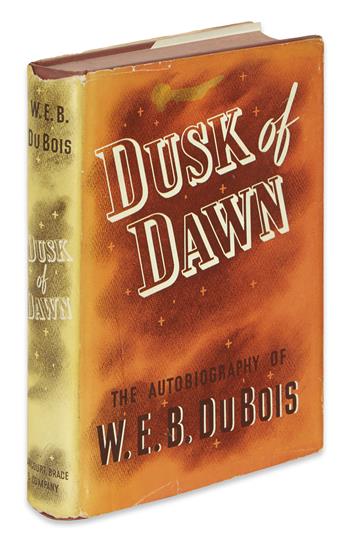 DU BOIS, WILLIAM EDWARD BURGHARDT. Dusk of Dawn: An Essay Toward an Autobiography of a Race Concept.